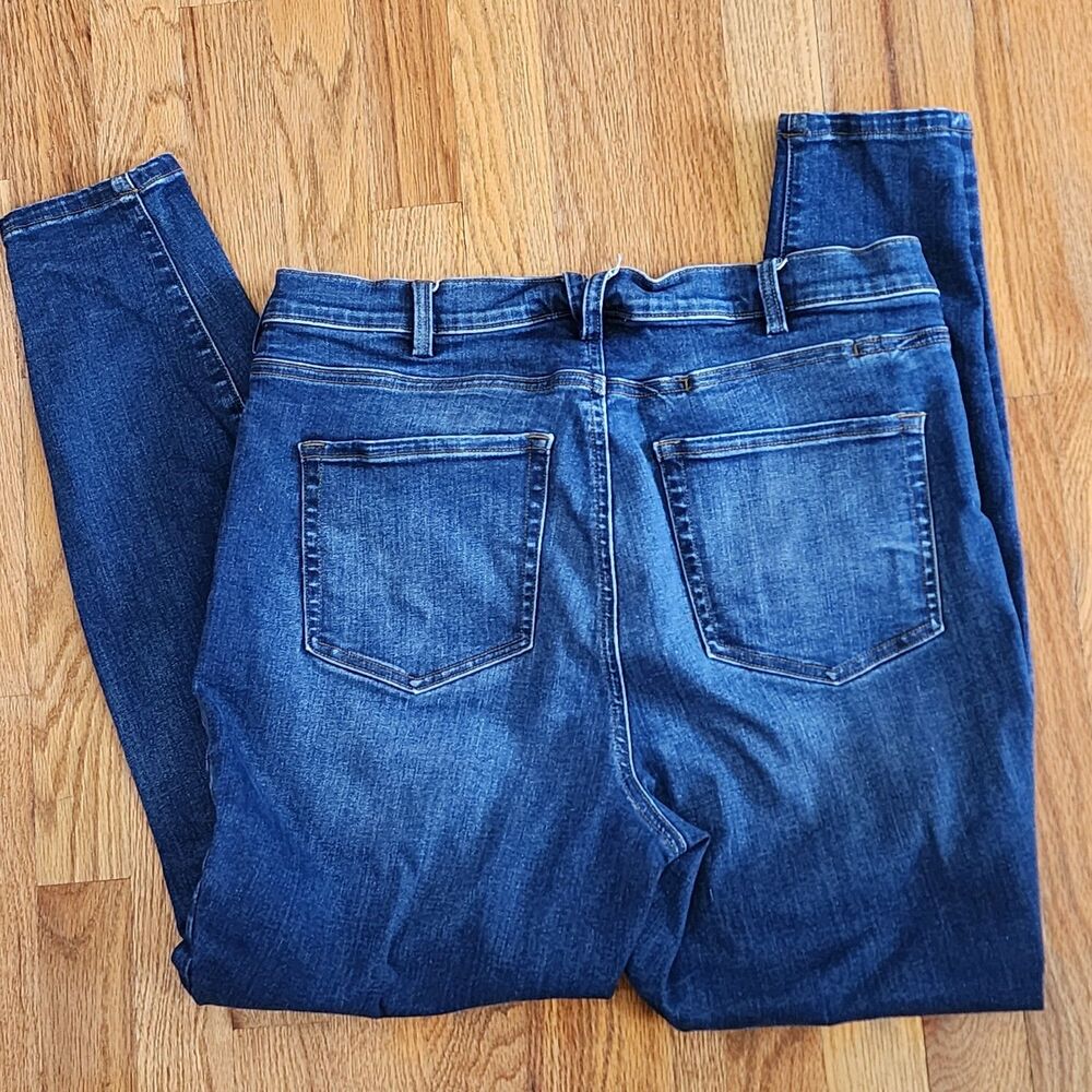 Duluth Trading Womens Jeans Size 14R Asset Management High Rise Skinny - Picture 3 of 6